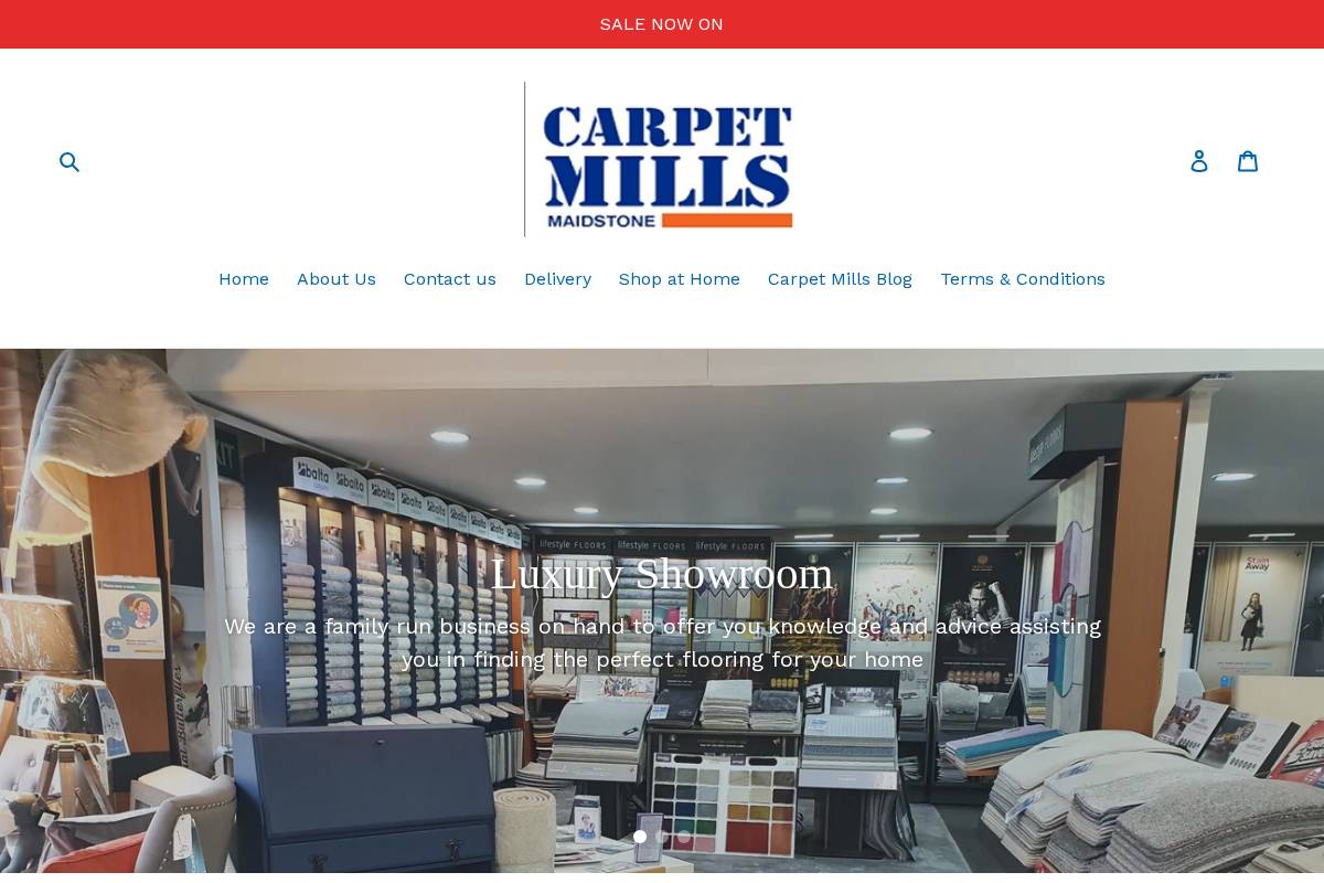 carpetmills.co.uk homepage screenshot