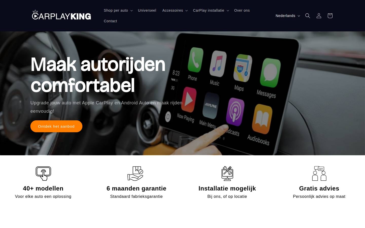 carplayking.com homepage screenshot