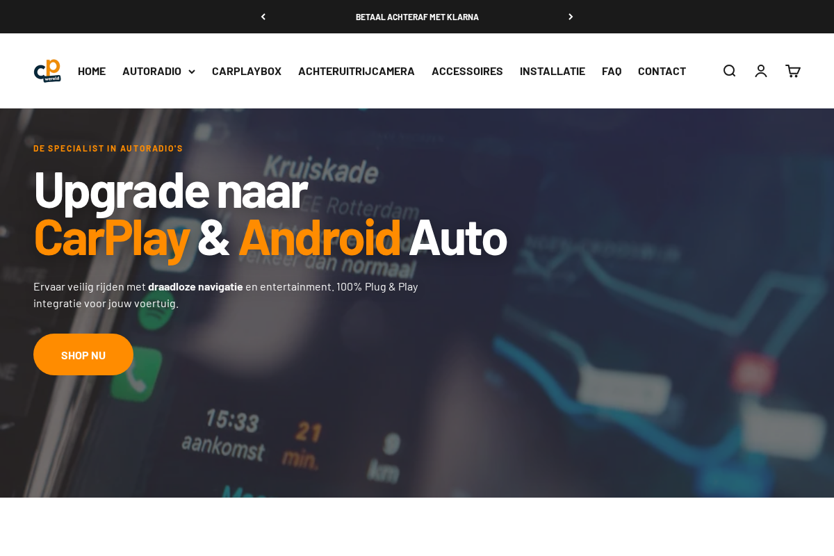 Carplaywereld homepage screenshot