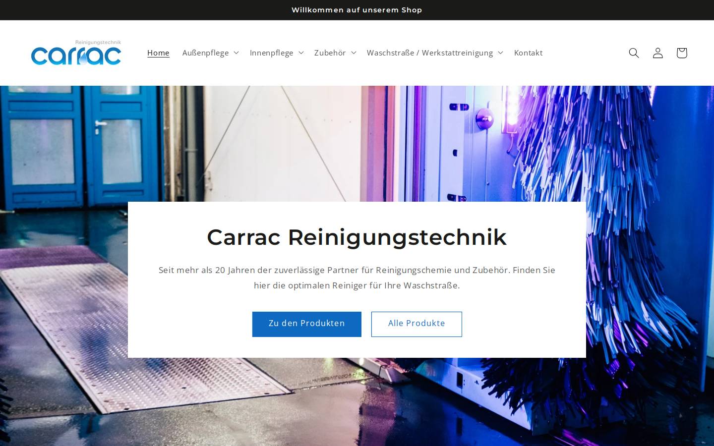 carrac.de homepage screenshot
