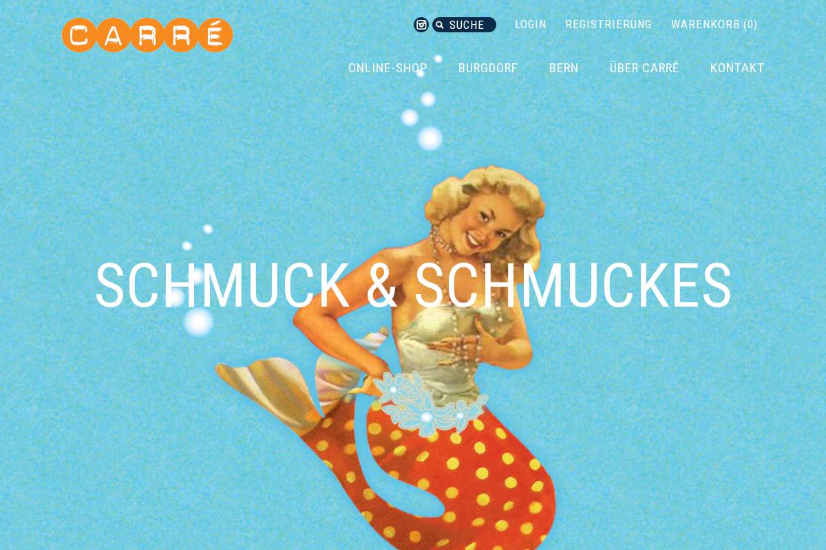 carre-schmuck.ch homepage screenshot