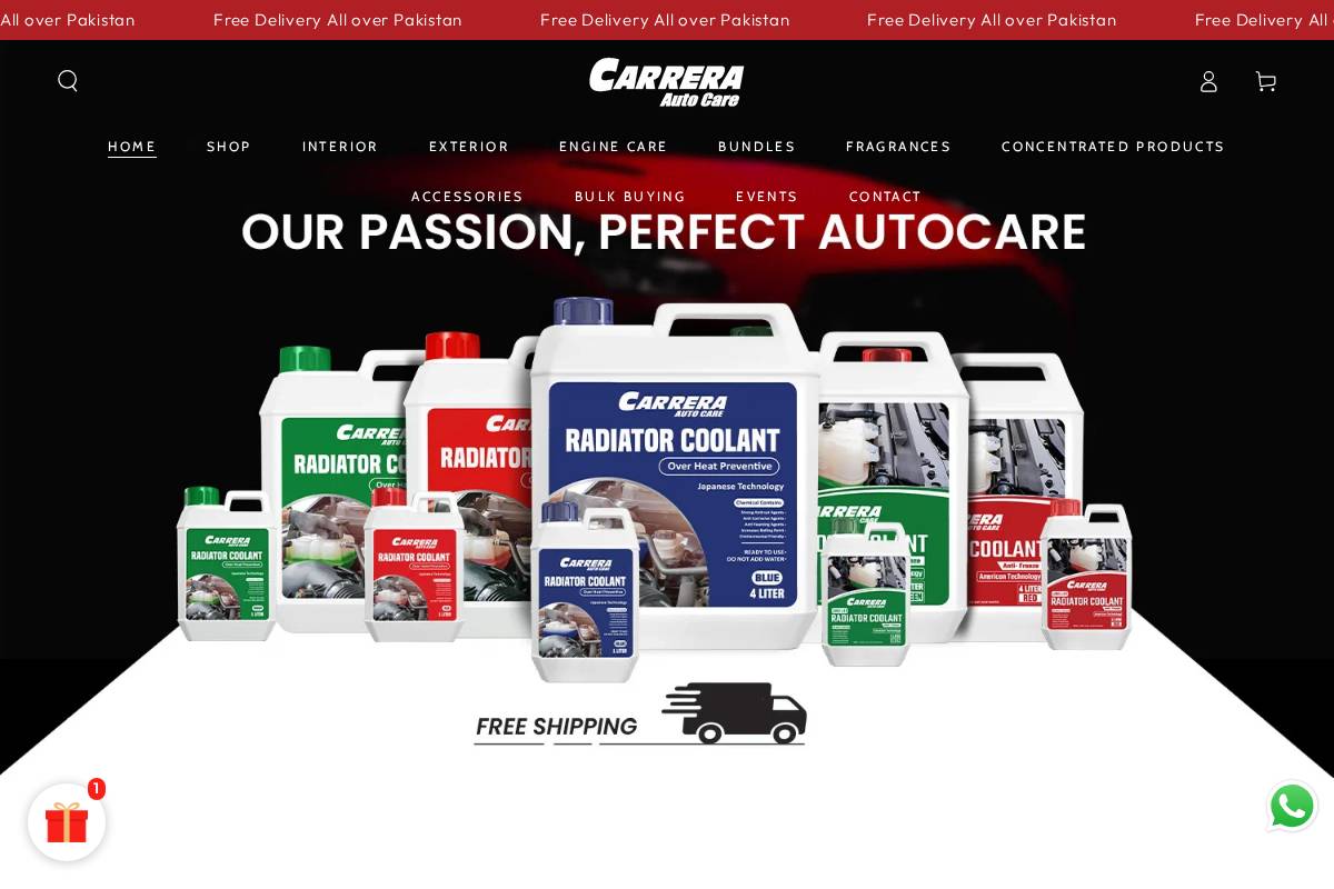Carrera Computers homepage screenshot