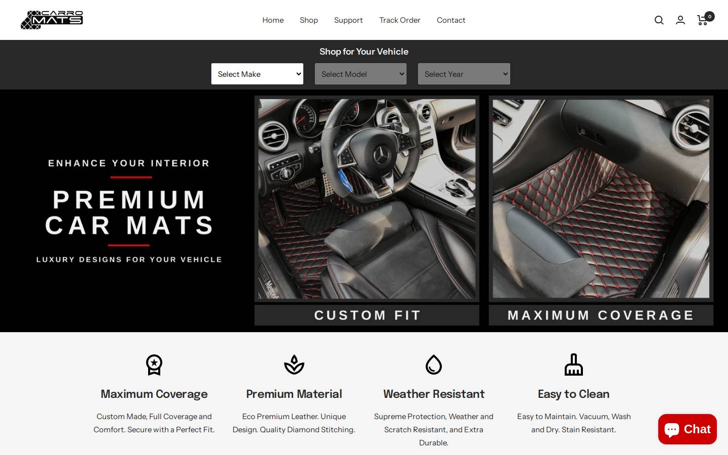 carromats.ca homepage screenshot