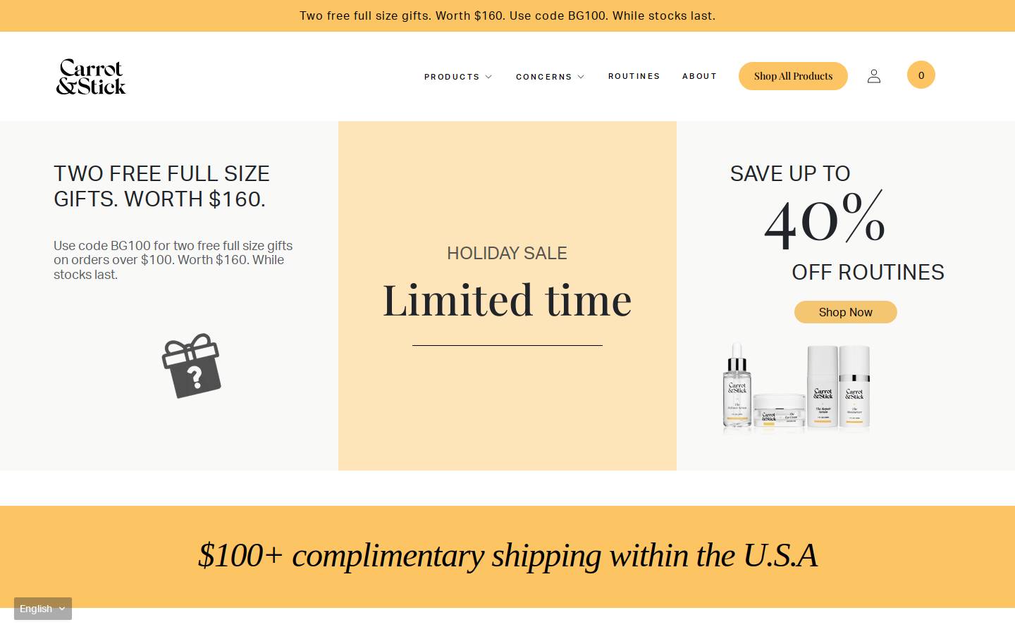 carrotstick.com homepage screenshot