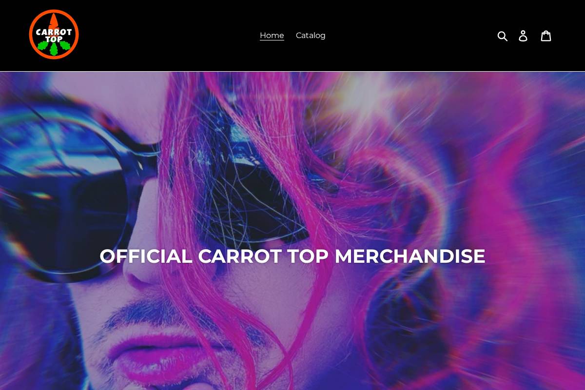 carrottopstore.com homepage screenshot