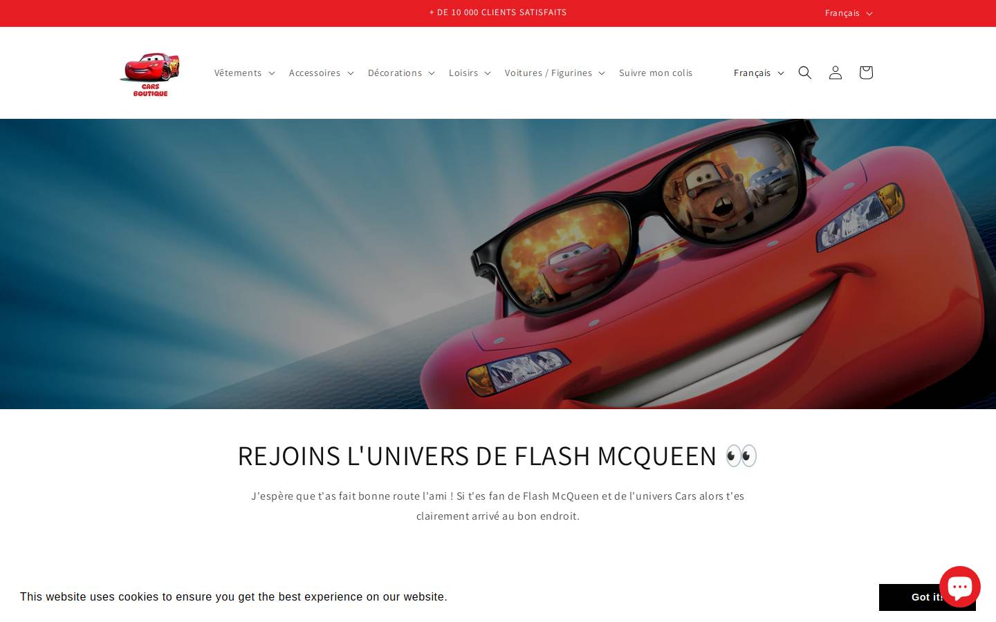 cars-boutique.com homepage screenshot