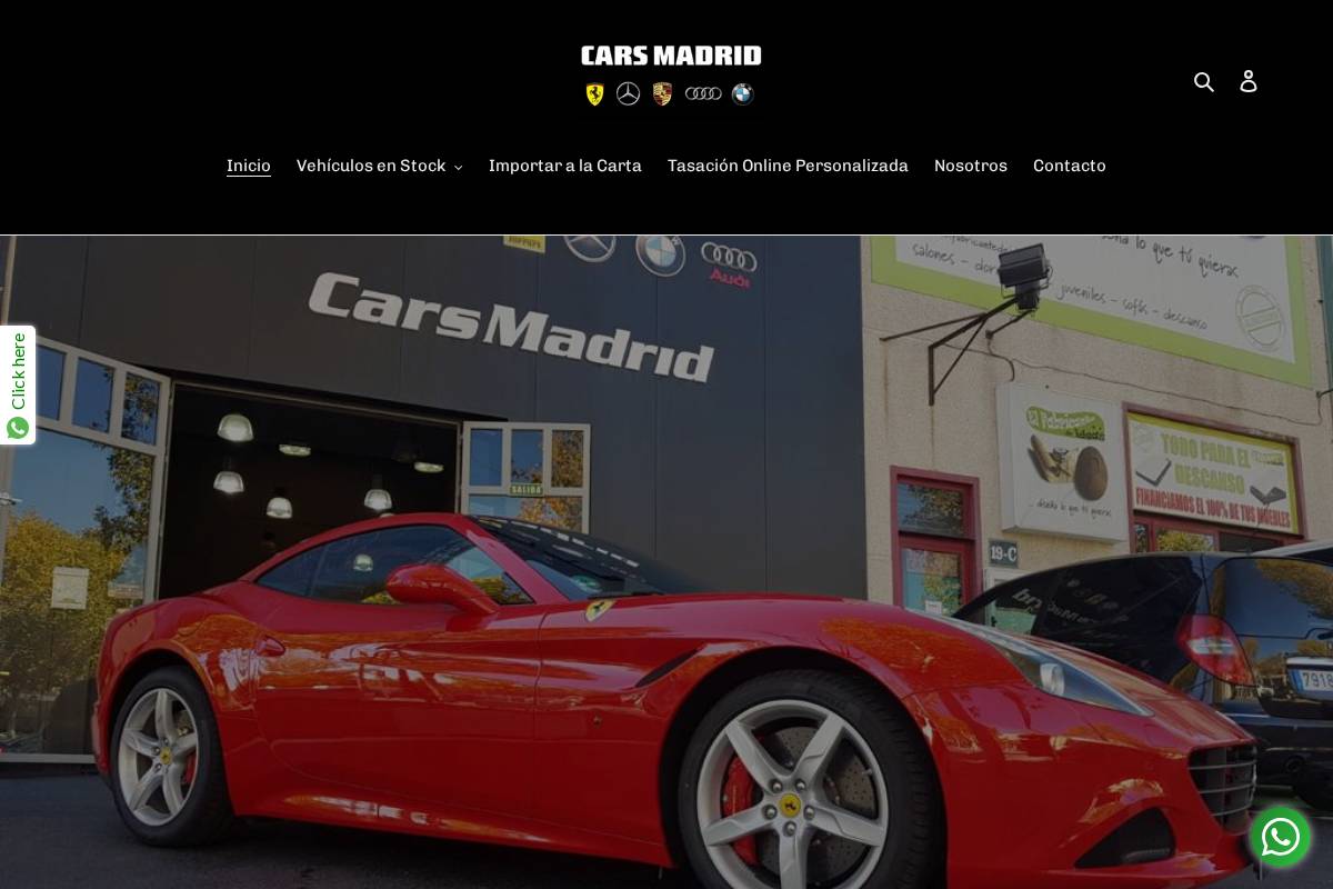 cars-madrid.com homepage screenshot