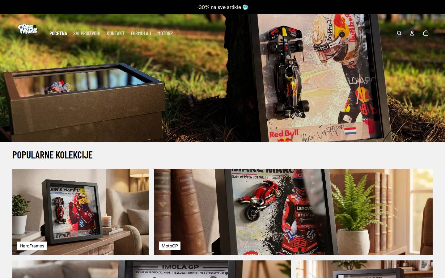 carsandframs.com homepage screenshot