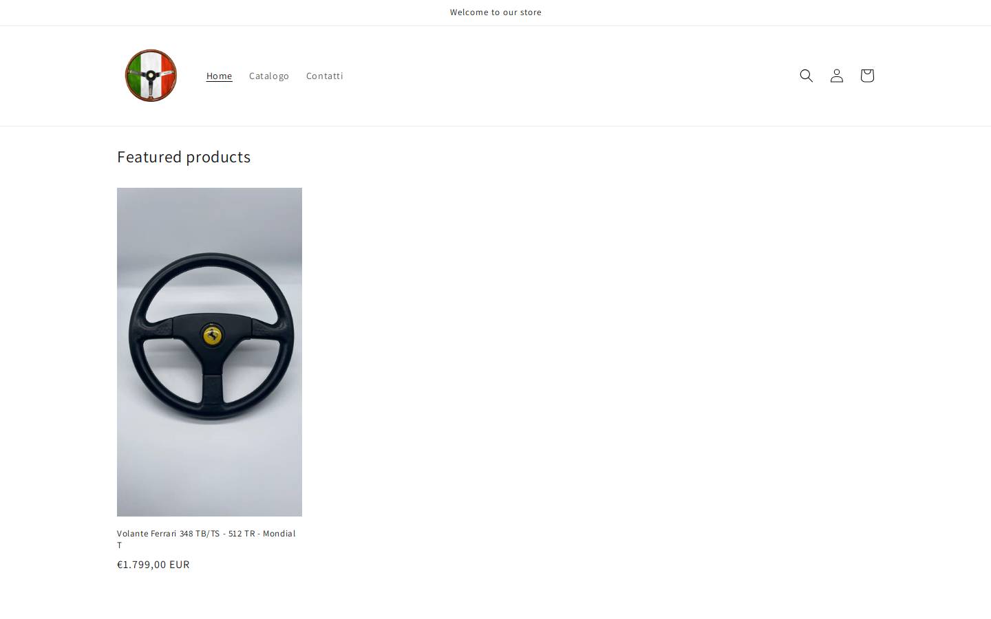 carsfromitaly.it homepage screenshot