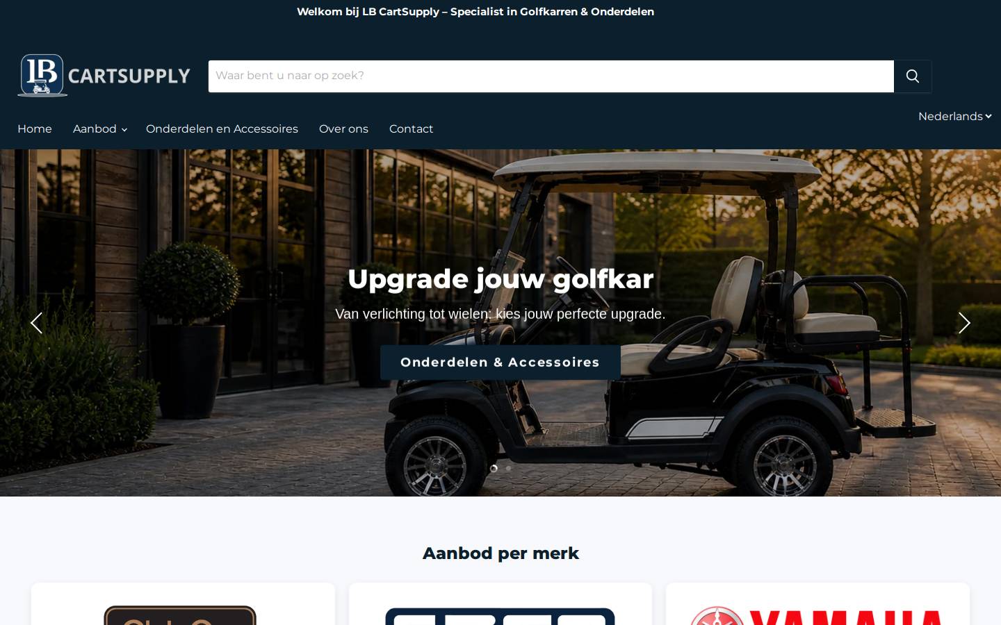 cart-supply.com homepage screenshot
