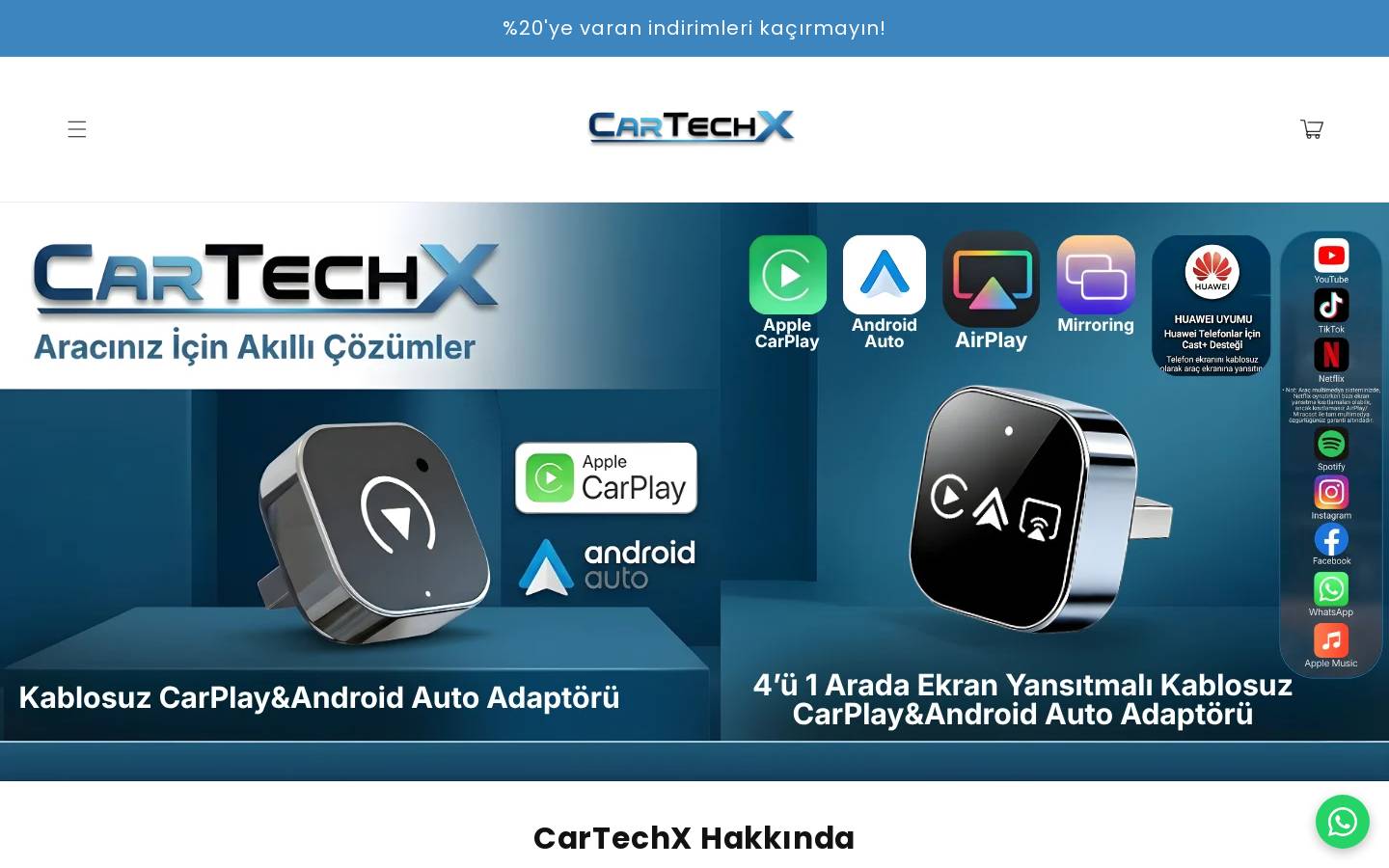 cartechx.com homepage screenshot