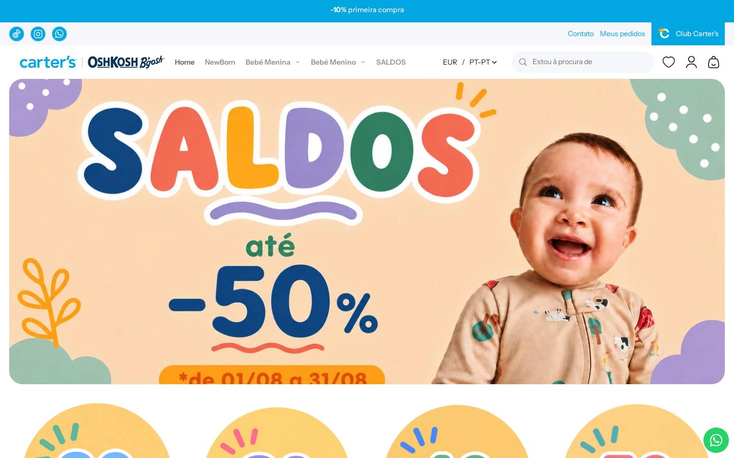 Carter's homepage screenshot