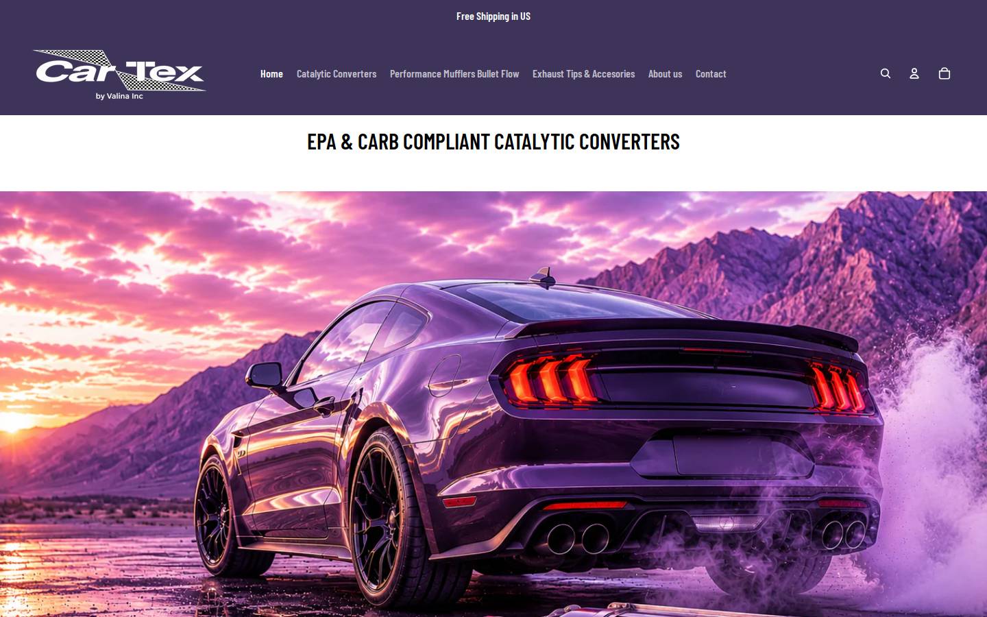 cartexco.com homepage screenshot