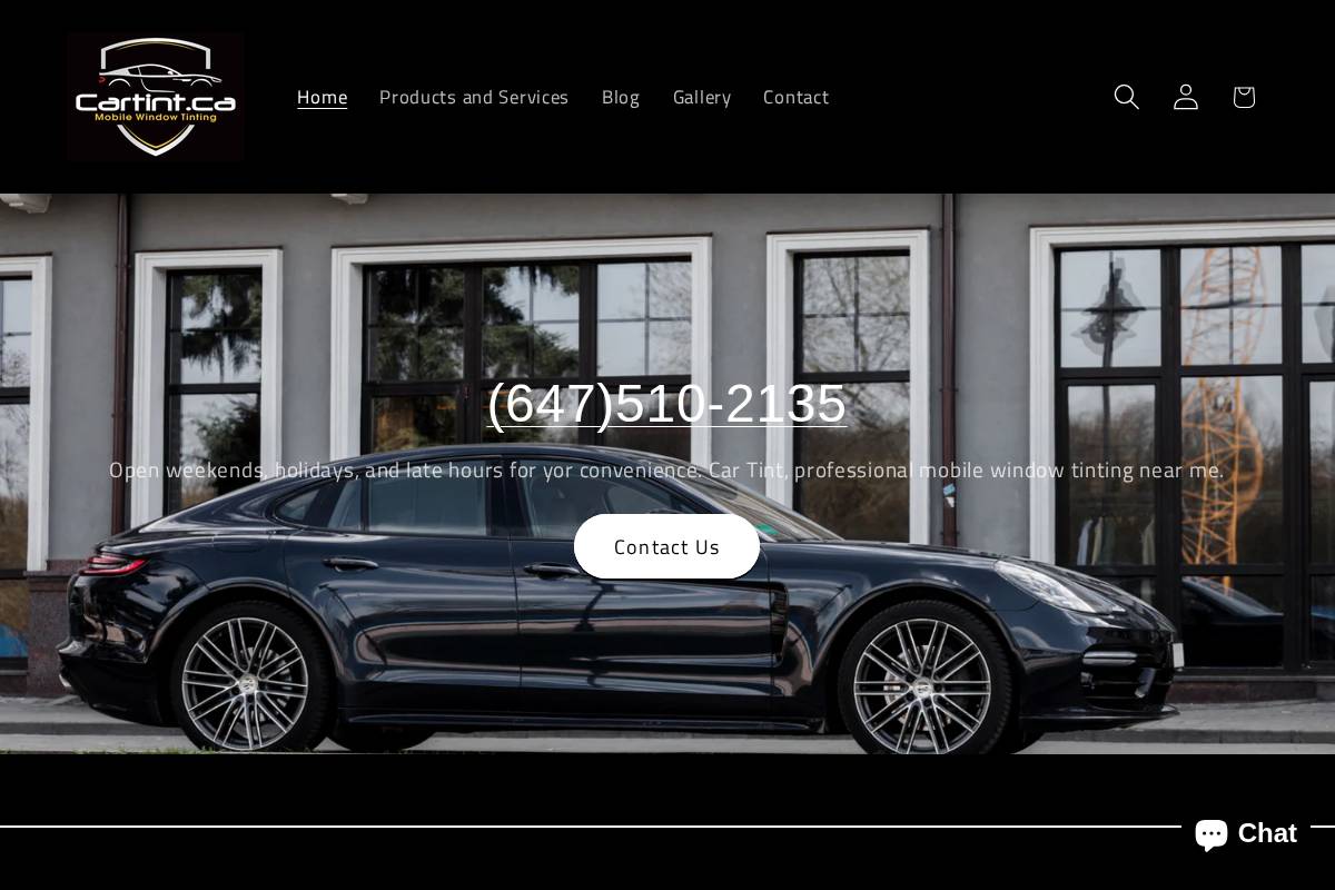 cartint.ca homepage screenshot