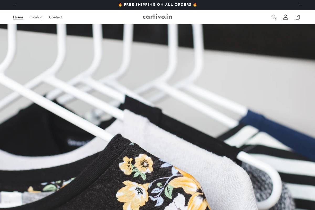 cartivo.in homepage screenshot