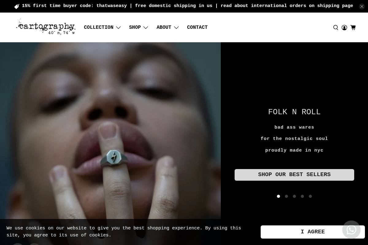 cartography.nyc homepage screenshot