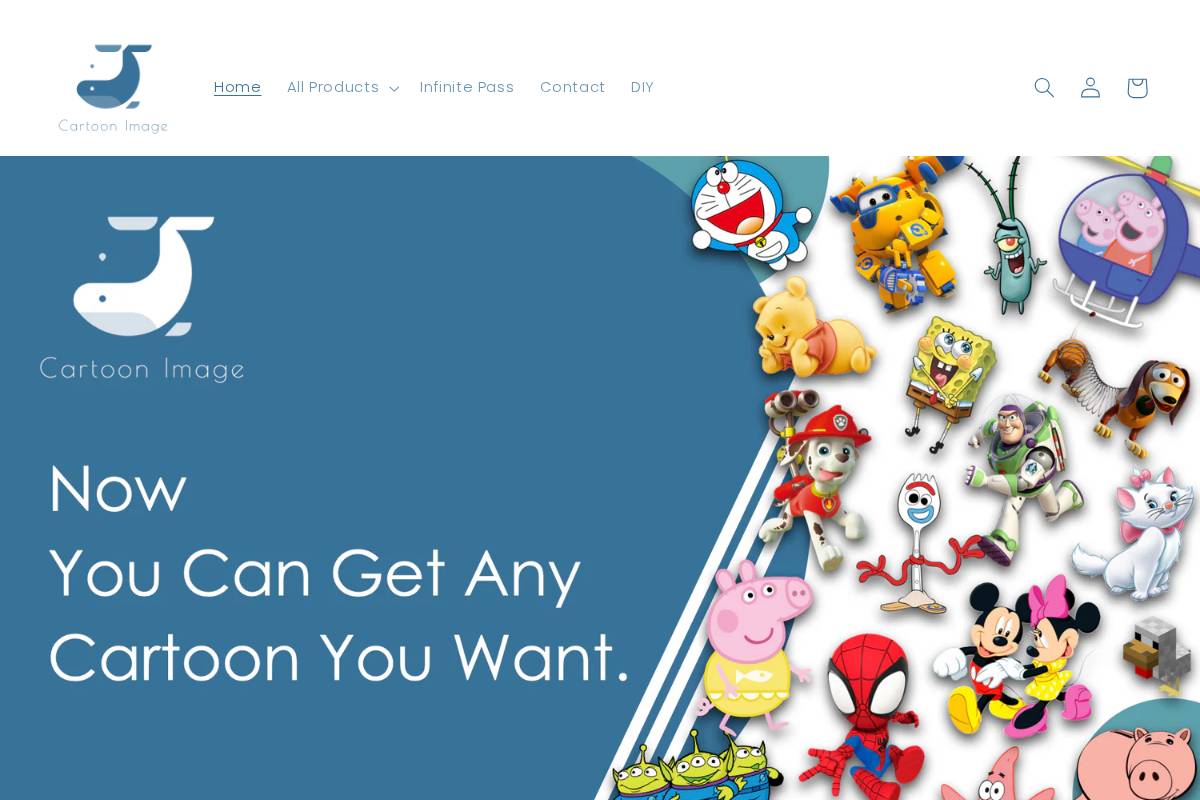 cartoonimage.co homepage screenshot