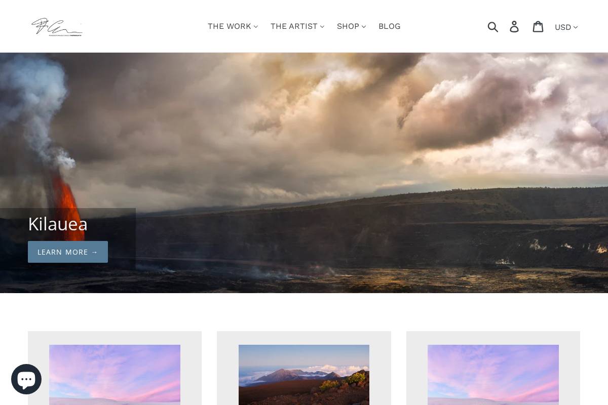 Francesco Carucci homepage screenshot