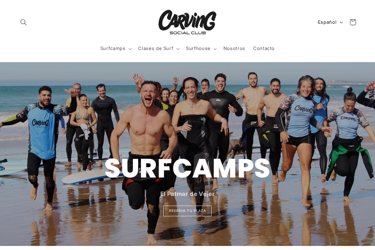 Carving Social Club homepage screenshot