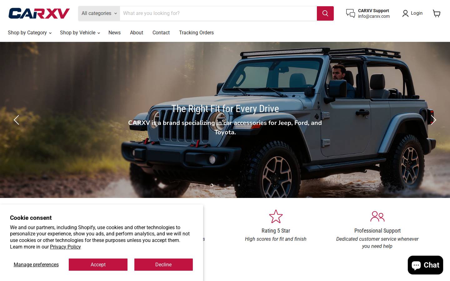 carxv.com homepage screenshot