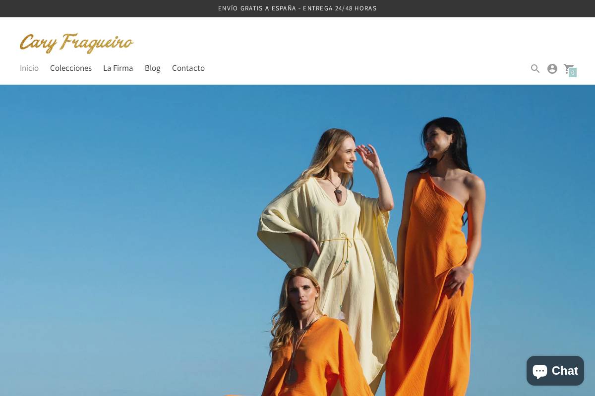 caryfragueiro.com homepage screenshot