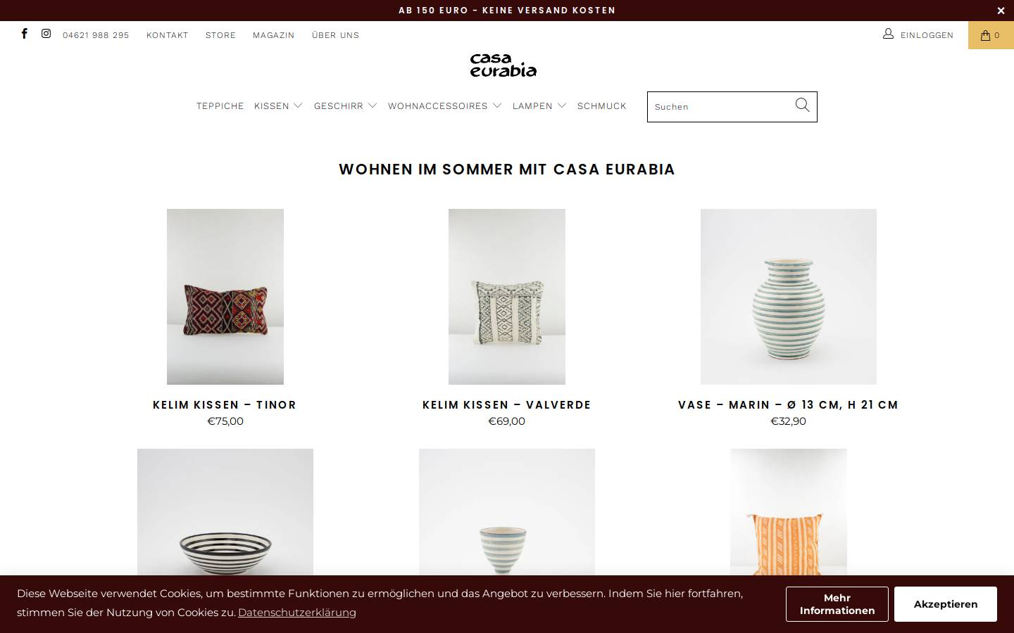 Casa Eurabia homepage screenshot