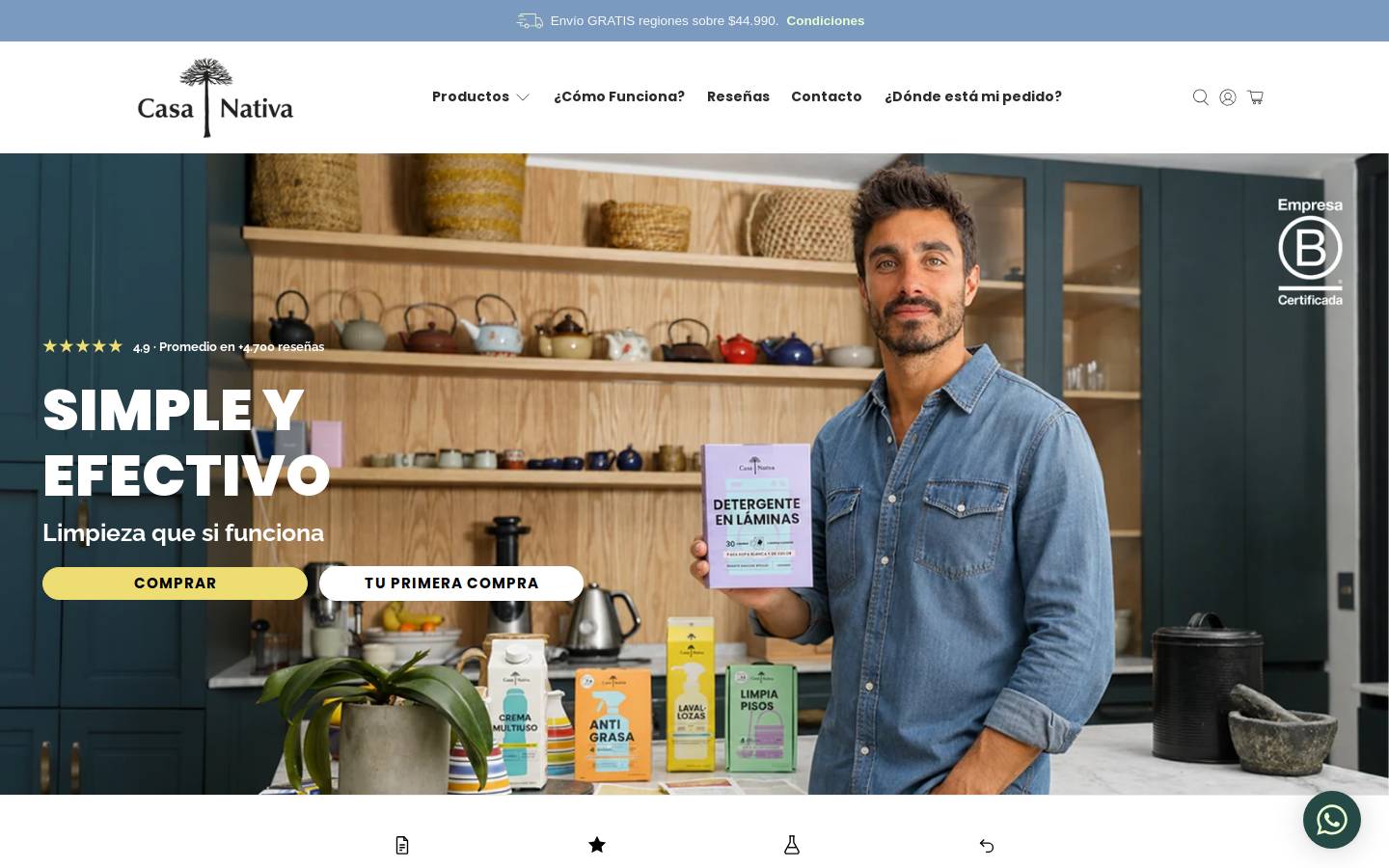casa-nativa.cl homepage screenshot