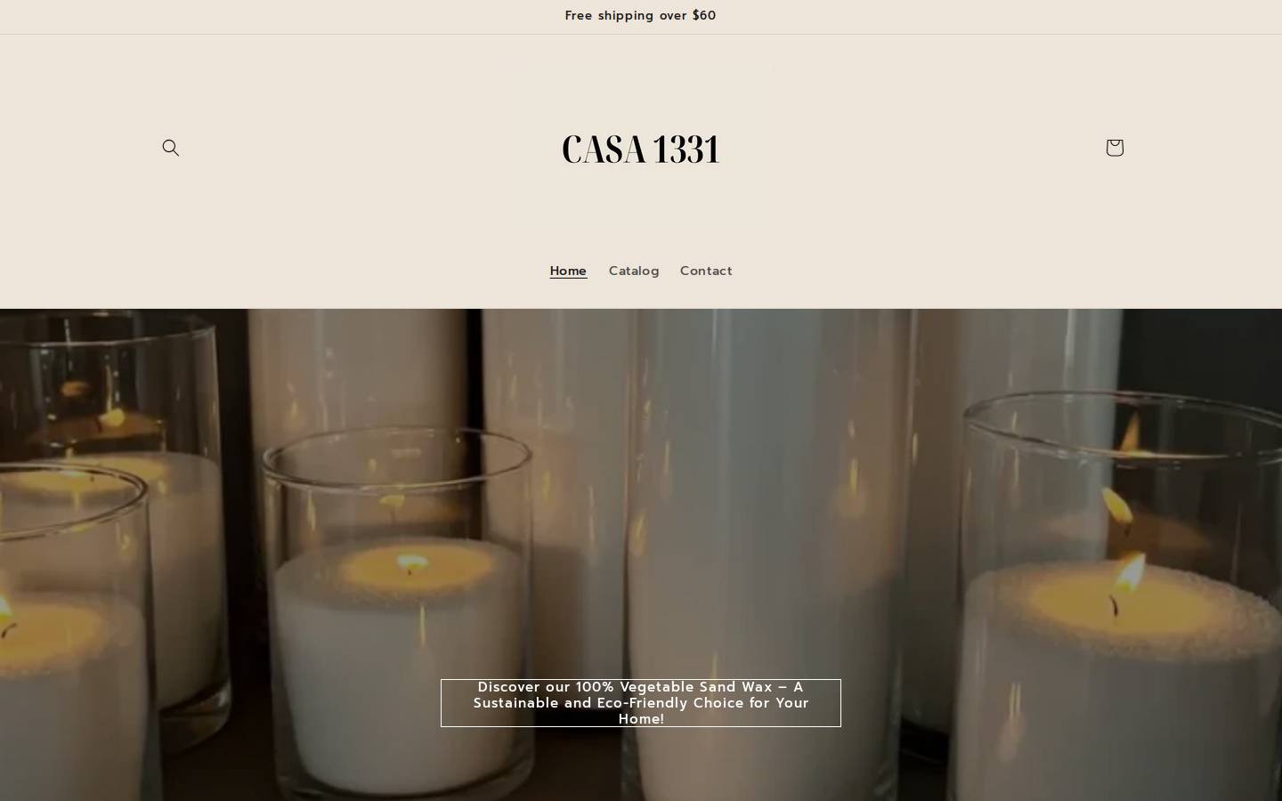 casa1331.com homepage screenshot
