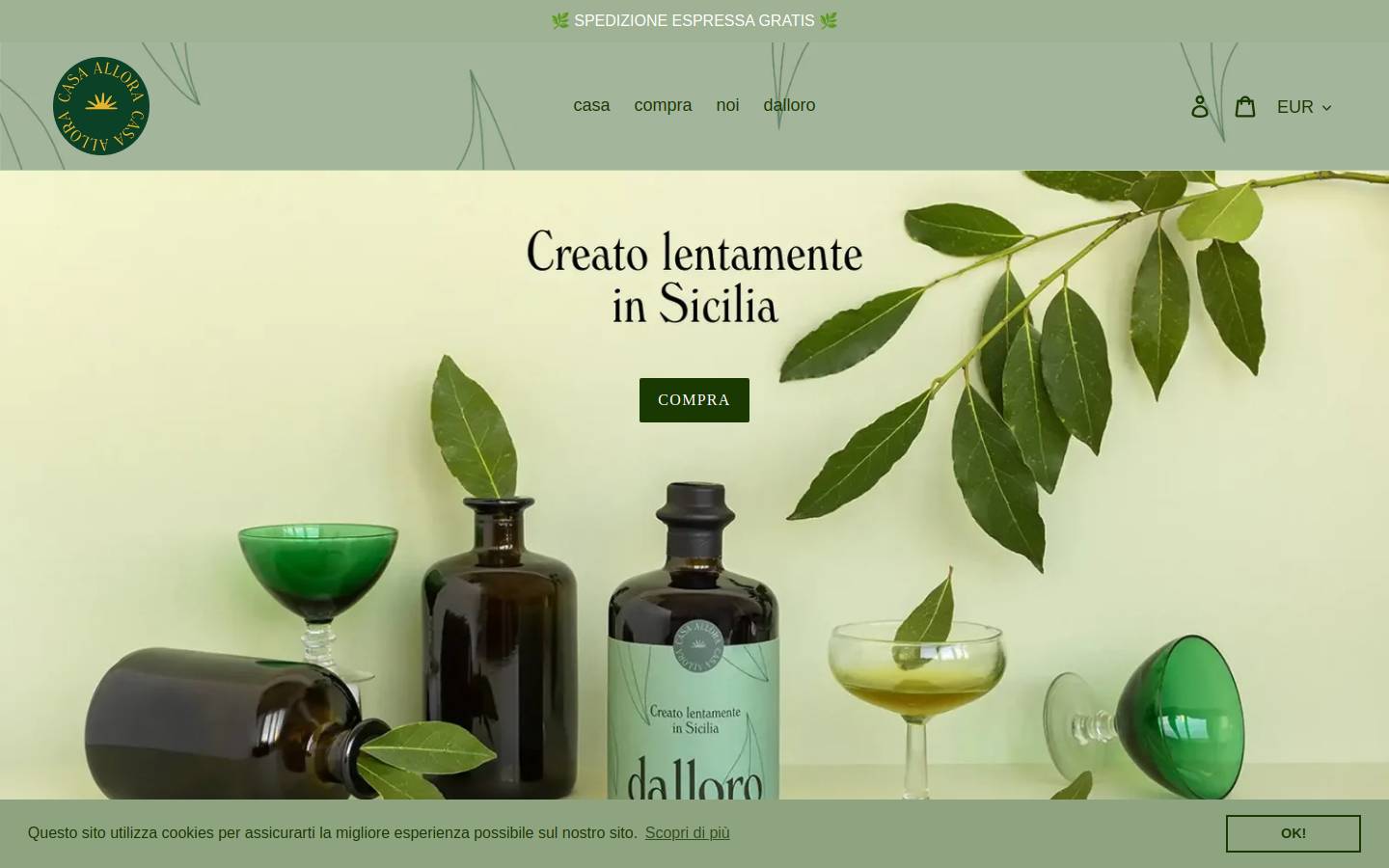 casaallora.com homepage screenshot