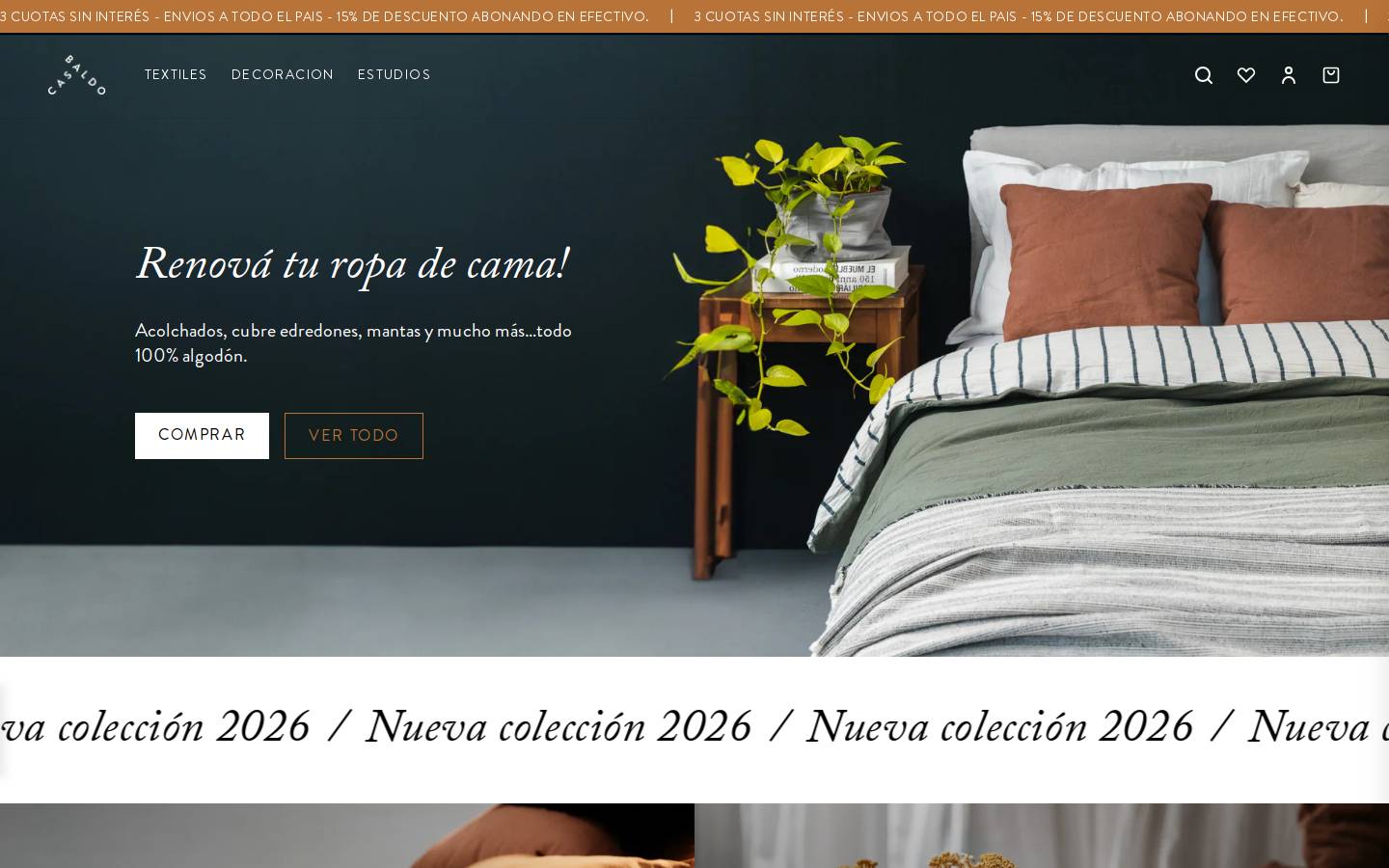 casabaldo.com.ar homepage screenshot