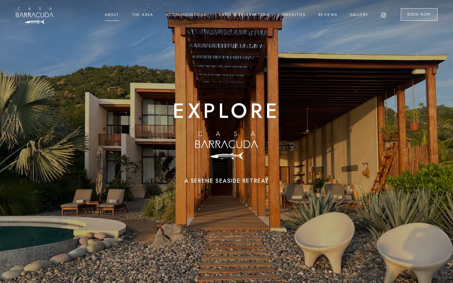 casabarracuda.com homepage screenshot