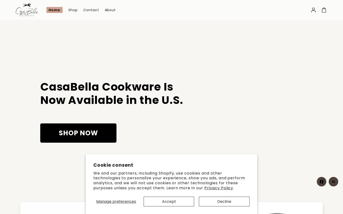 casabellaus.com homepage screenshot