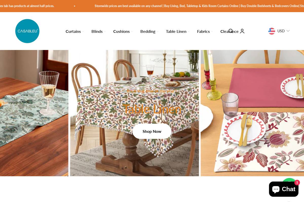 casableustore.com homepage screenshot