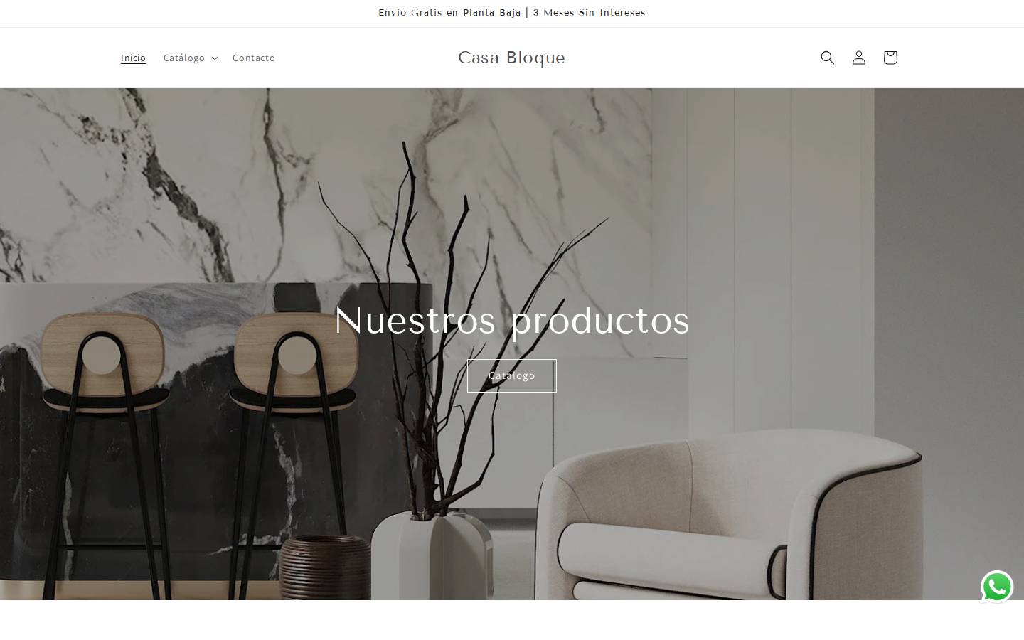 casabloque.com homepage screenshot
