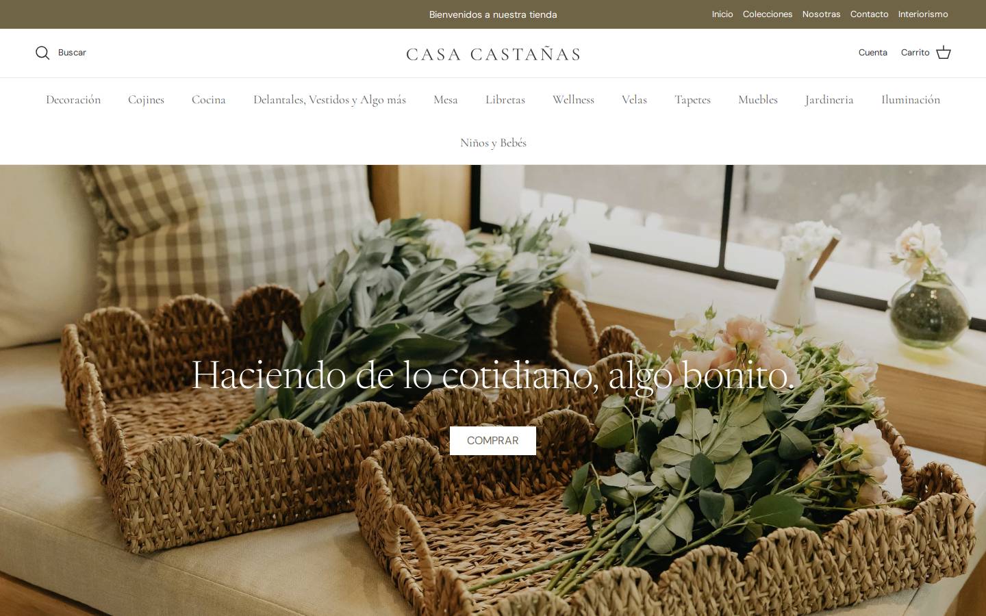 casacastanas.com homepage screenshot