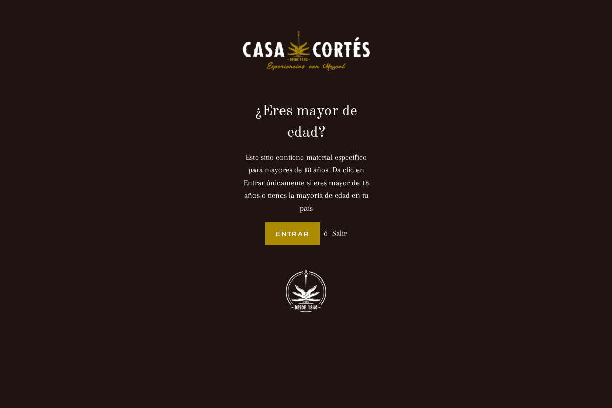Casa Cortes homepage screenshot