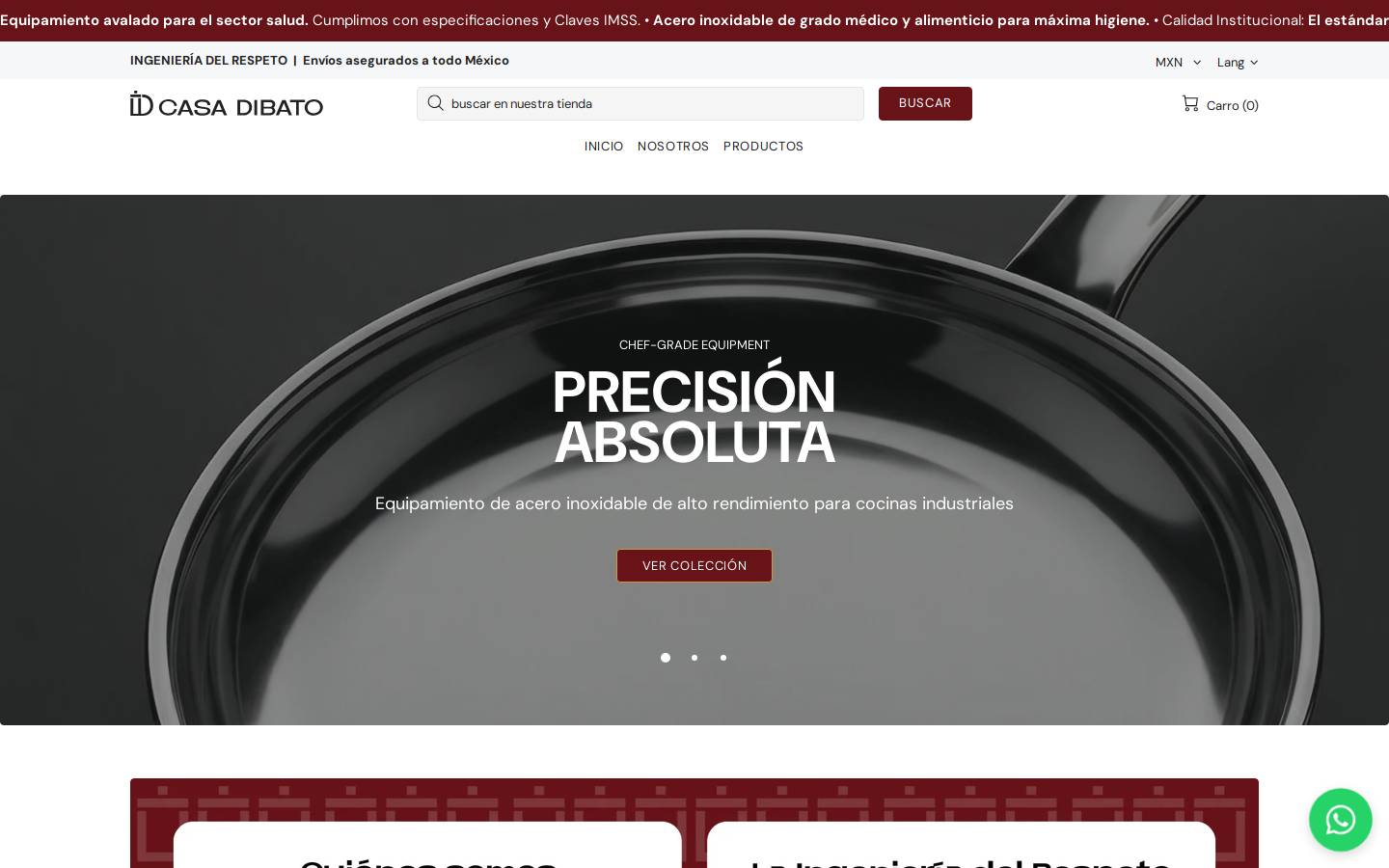 casadibato.com homepage screenshot