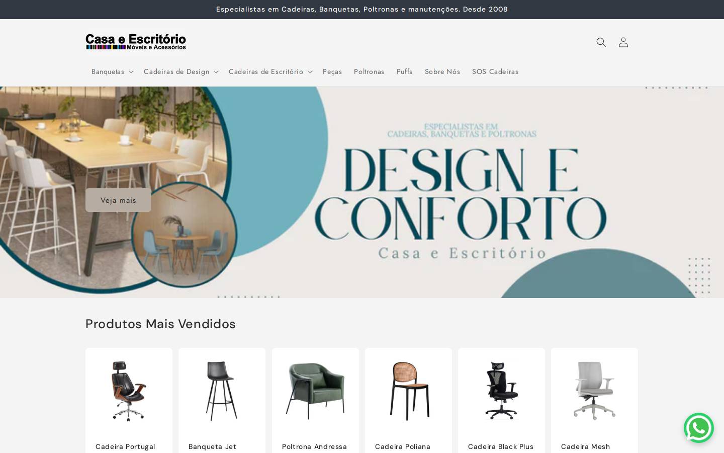 casaeescritorio.com.br homepage screenshot
