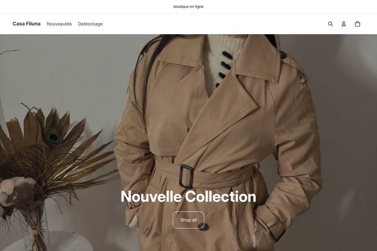 Casa Filuna homepage screenshot