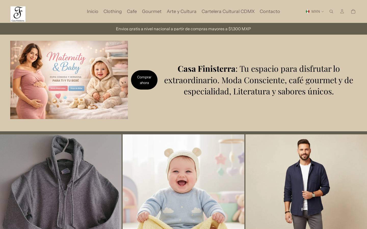 casafinisterra.com homepage screenshot