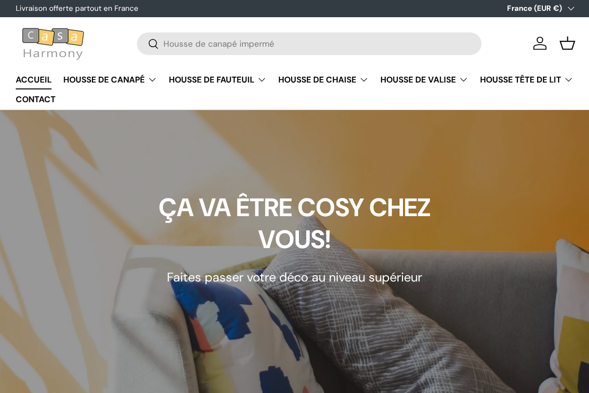 Casaharmony homepage screenshot