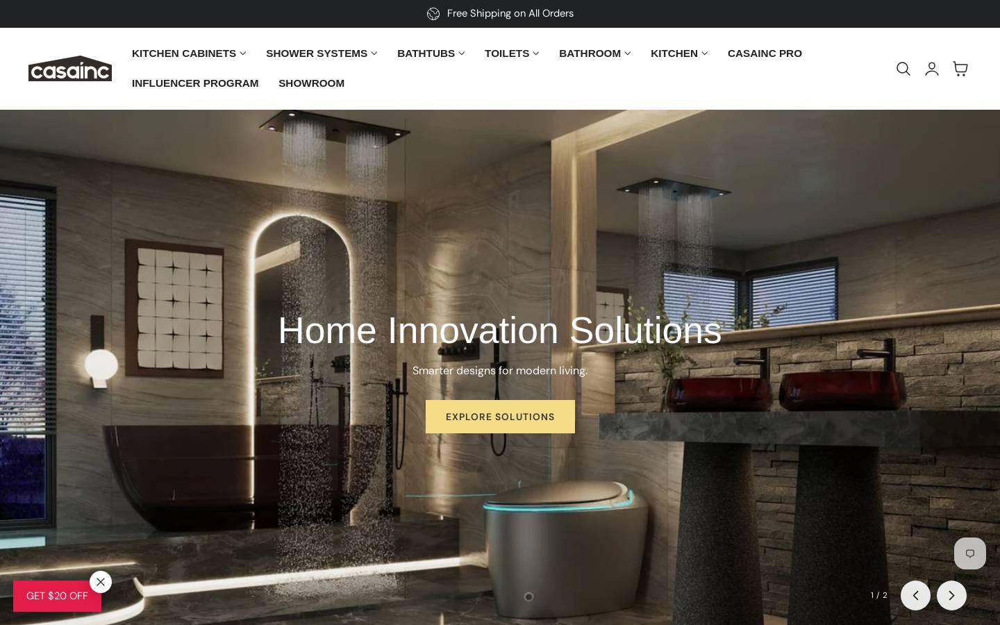 CASAINC homepage screenshot