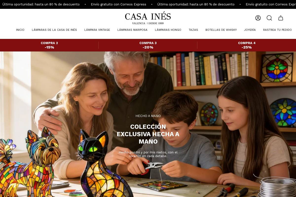 Casainesvalencia homepage screenshot
