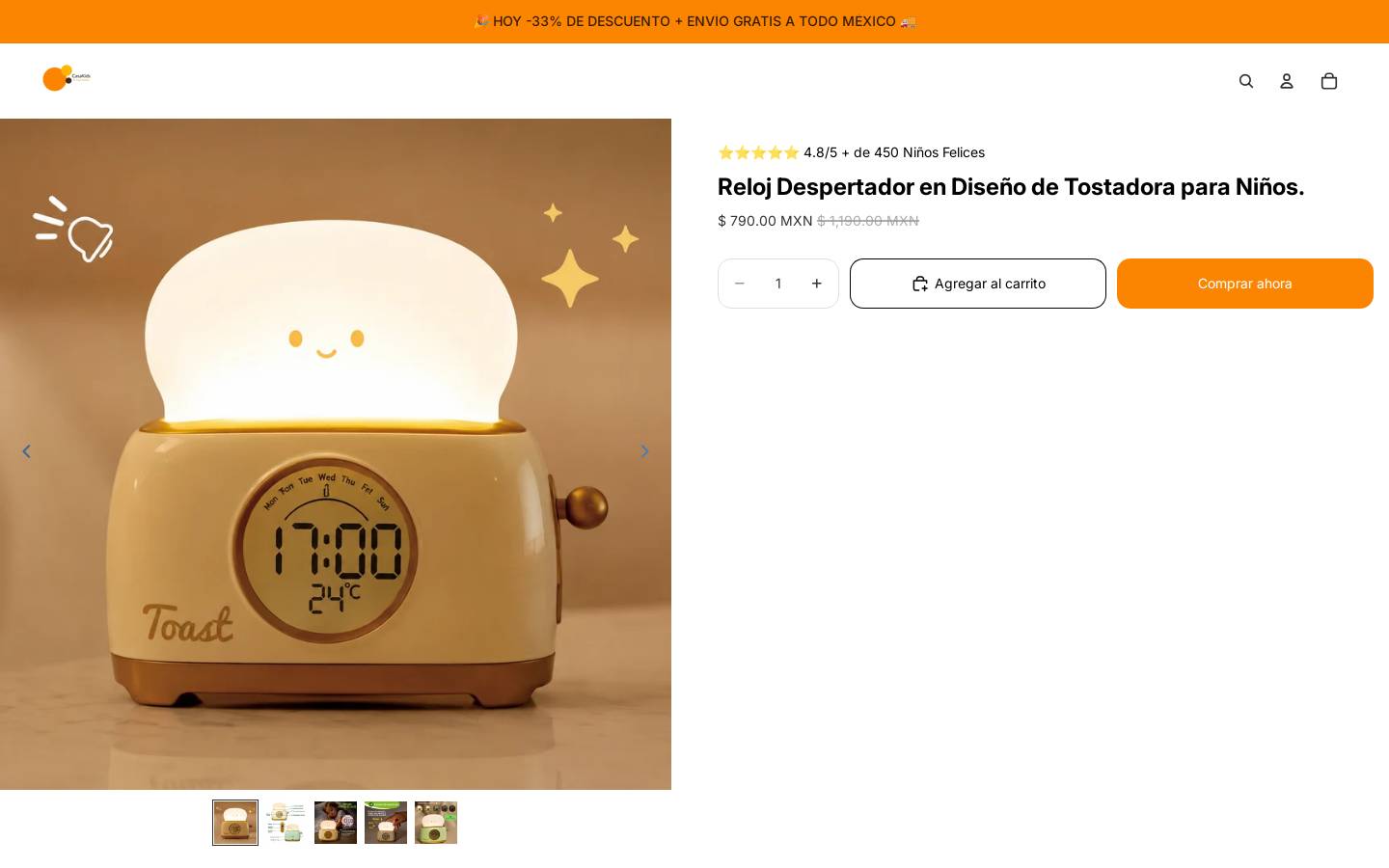 casakids.shop homepage screenshot