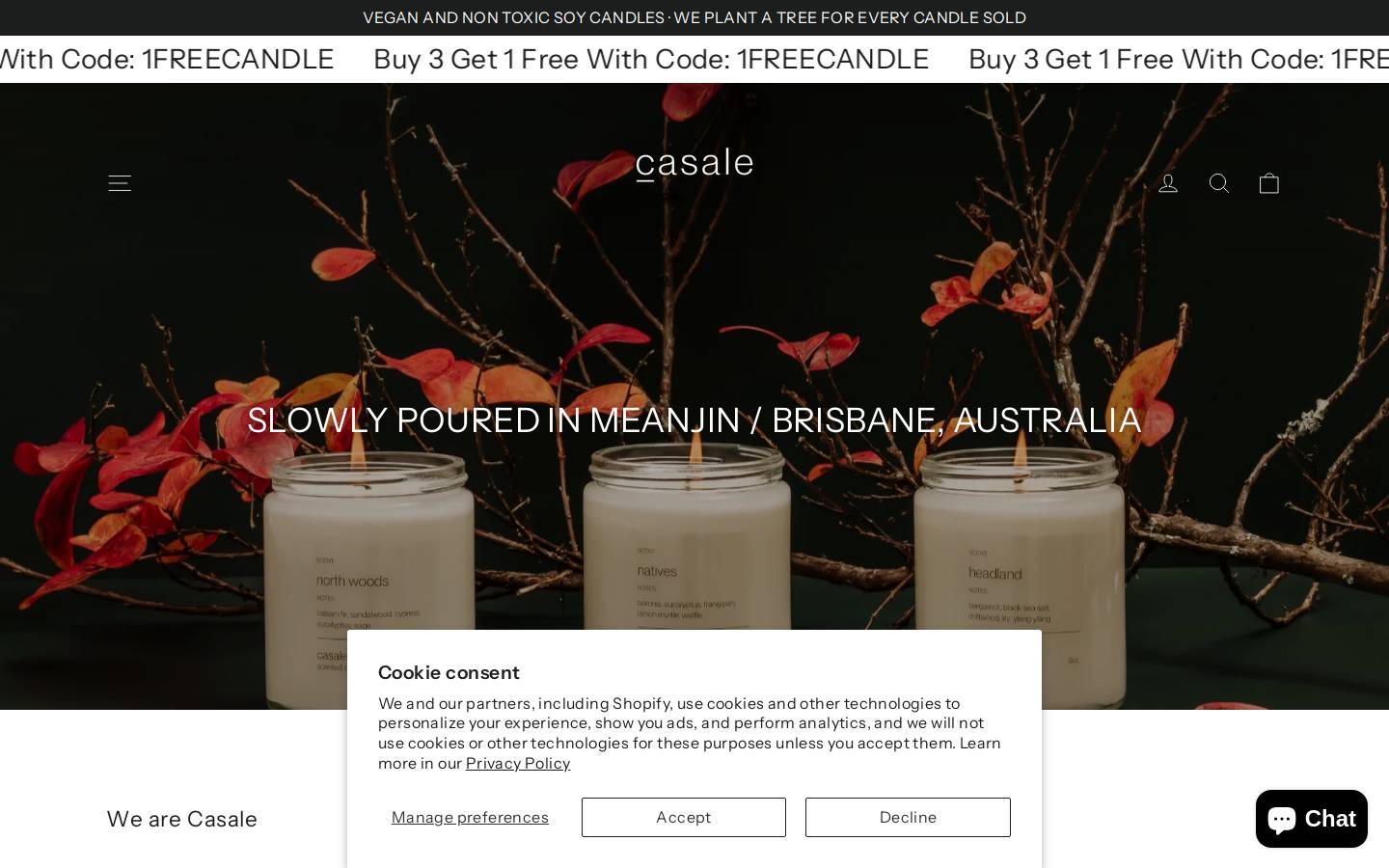 casale.com.au homepage screenshot