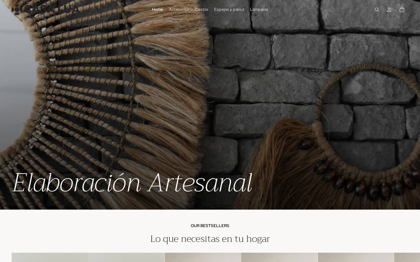 Casa Lua Galera homepage screenshot
