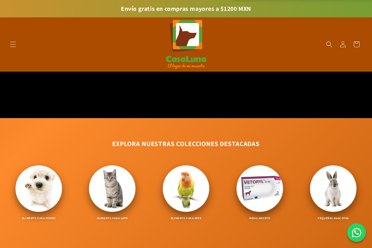 Casa Luna. El lugar de mi mascota. homepage screenshot