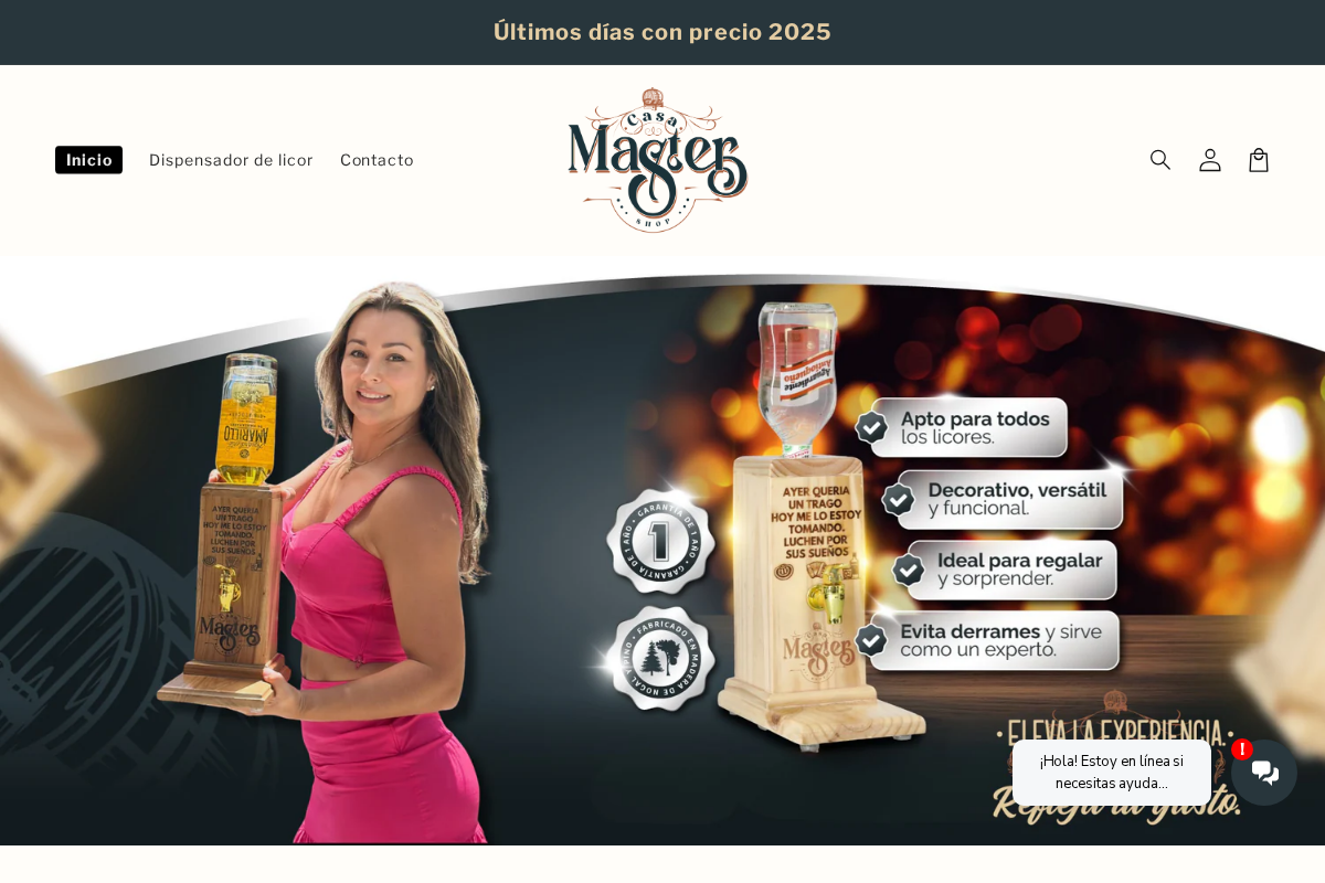 Casa Master Colombia homepage screenshot