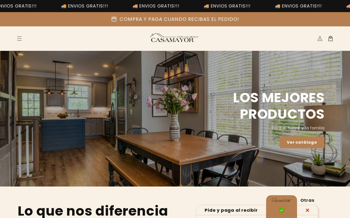 casamayorchile.com homepage screenshot