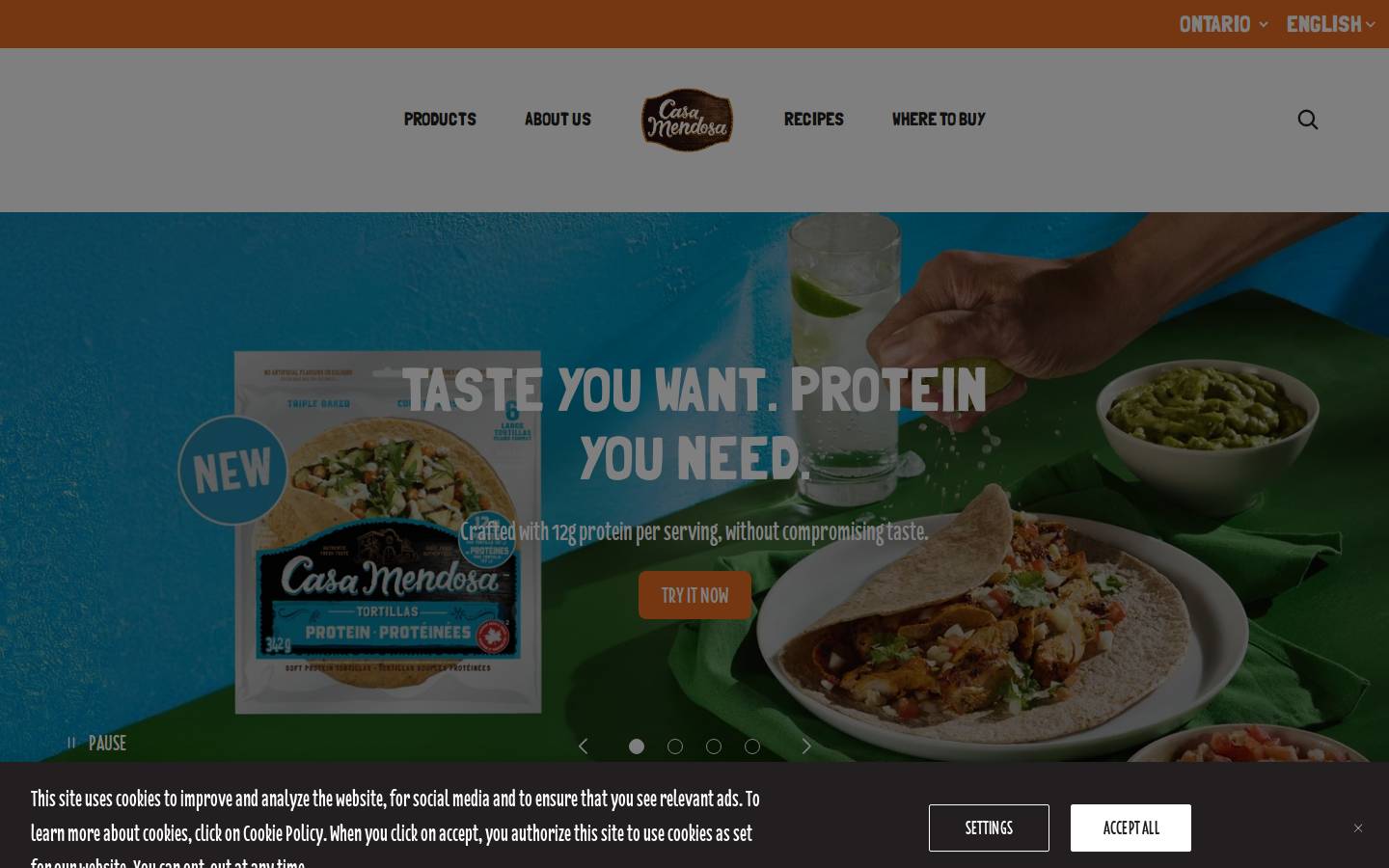 casamendosa.ca homepage screenshot